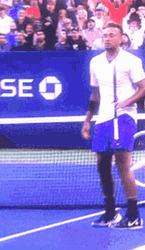 Nick Kyrgios Dancing On The Court