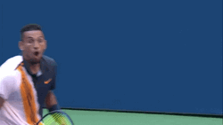 Nick Kyrgios Wide Mouth