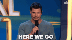 Nick Lachey On Stage And Here We Go GIF