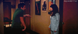 Nick Miller Trying To Moonwalk GIF