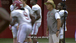 Nick Saban Coaching Alabama GIF