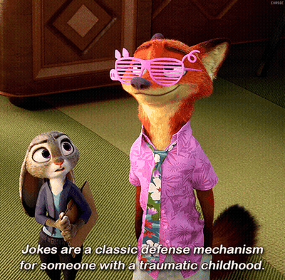 Nick Wilde and Judy Hopps Wearing Sunglasses