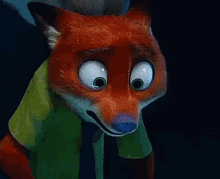 Nick Wilde Awkward Smile GIF