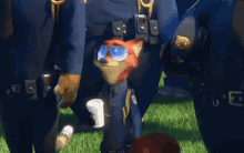 Nick Wilde Winking In Cops Uniform GIF