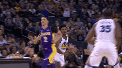 Nick Young Dap Jump With Teammate GIF