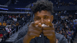 Nick Young Pointing At You GIF