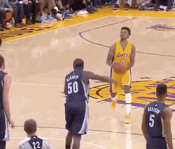 Nick Young Three Pause Follow Through GIF