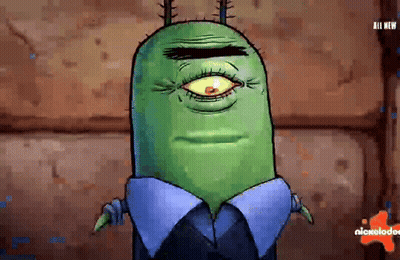 Nickelodeon Cartoon Character In Blue Shirt And Tie GIF
