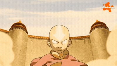 Nickelodeon Cartoon Character In Front Of Castle GIF
