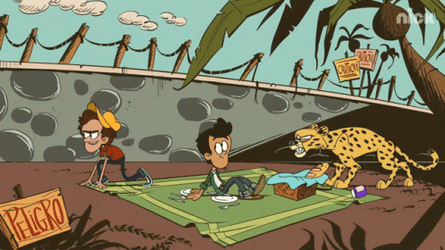 Nickelodeon Cheetah Running  GIF