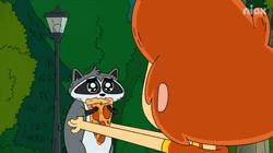 Nickelodeon Raccoon Googly Eyes GIF