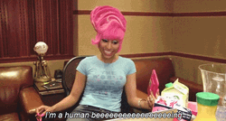 Nicki Minaj Anaconda Sayig Human Being GIF