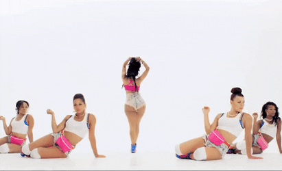 Nicki Minaj Anaconda Walking GIF
