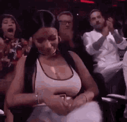 Nicki Minaj At Awards GIF