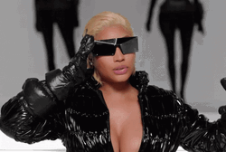 Nicki Minaj In Black GIF