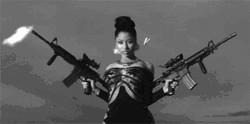 Nicki Minaj Machine Gun GIF