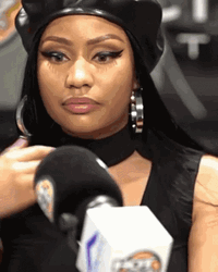 Nicki Minaj Rolls Eyes GIF