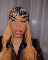 Nicki Minaj Swallows Ice Cube GIF