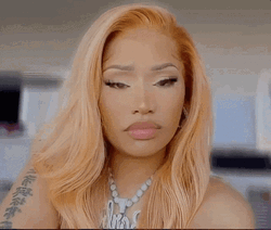 Nicki Minaj Thinking What Did He Say GIF