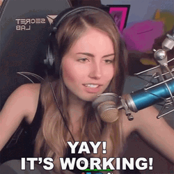 Nicki Taylor Announcing Its Working GIF