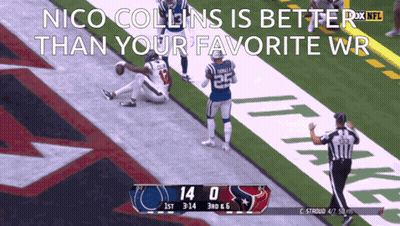 Nico Collins Better Than Your Favorite WR GIF