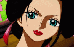 Nico Robin And Her Red Lips GIF