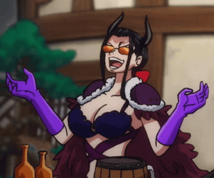 Nico Robin Evil Laugh GIF