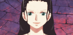 Nico Robin Giggles Smile GIF