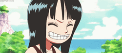 Nico Robin Holding Laugh GIF