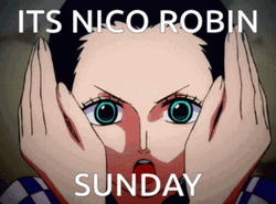 Nico Robin Its Sunday GIF