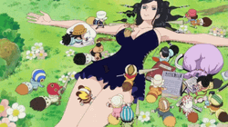 Nico Robin Lying On The Ground GIF