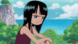 Nico Robin Sad And Upset GIF