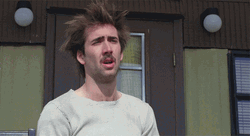 Nicolas Cage Confused Bad Hair Day GIF