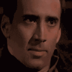 Nicolas Cage Distorted Funny Face App GIF