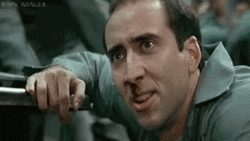 Nicolas Cage Face Off Scene Scary Look GIF