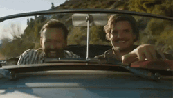 Nicolas Cage Pedro Pascal Joy Ride GIF