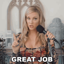 Nicole Arbour Pointing Finger Great Work GIF