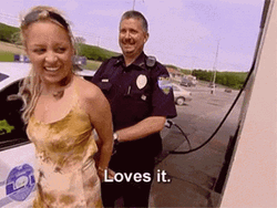 Nicole Richie Arrested Loves It GIF