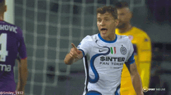 Nicolò Barella Berhalter Points At Someone GIF