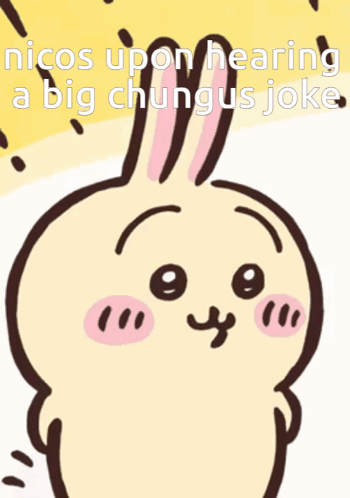Nicos Laughing At Big Chungus Joke GIF