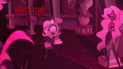 Niffty Ht By A Door Hazbin Hotel GIF