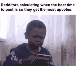 Nigerian Actor Osita Iheme Reddit Users Calculating Best Time To Post Meme GIF