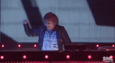 Night Baseball Game Man In Blue Shirt GIF