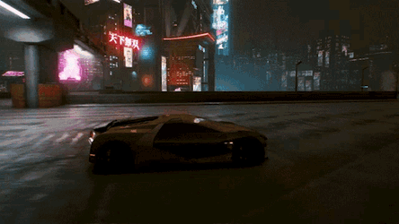 Night Drive Cyberpunk2077 GIF