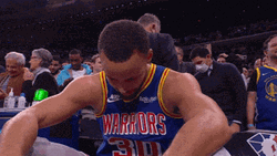 Night Night Curry Looking Down GIF