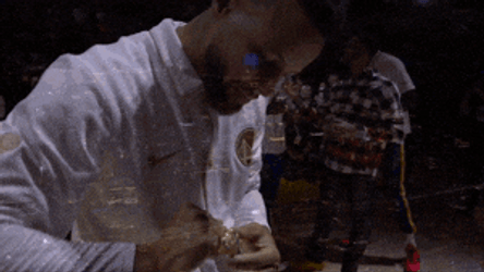 Night Night Curry Showing His Ring GIF