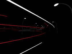Night Road Trip Light Speed Time Lapse GIF