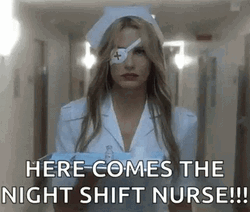 Night Shift Nurse Blind Cast GIF