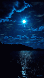 Night Sky Aesthetic Moon Ocean