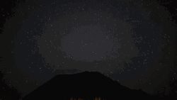 Night Sky Bear Butte South Dakota GIF